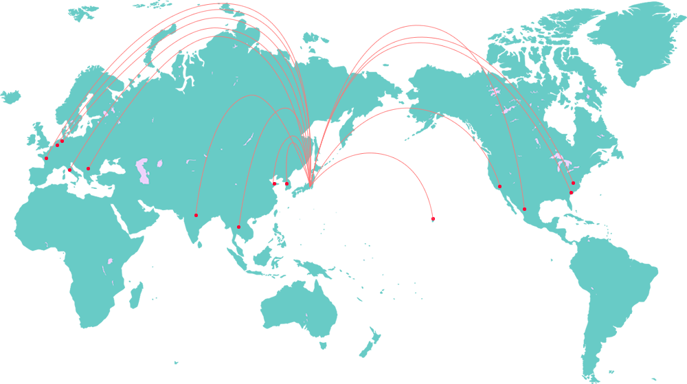 ネイチャーライフの海外ネットワーク